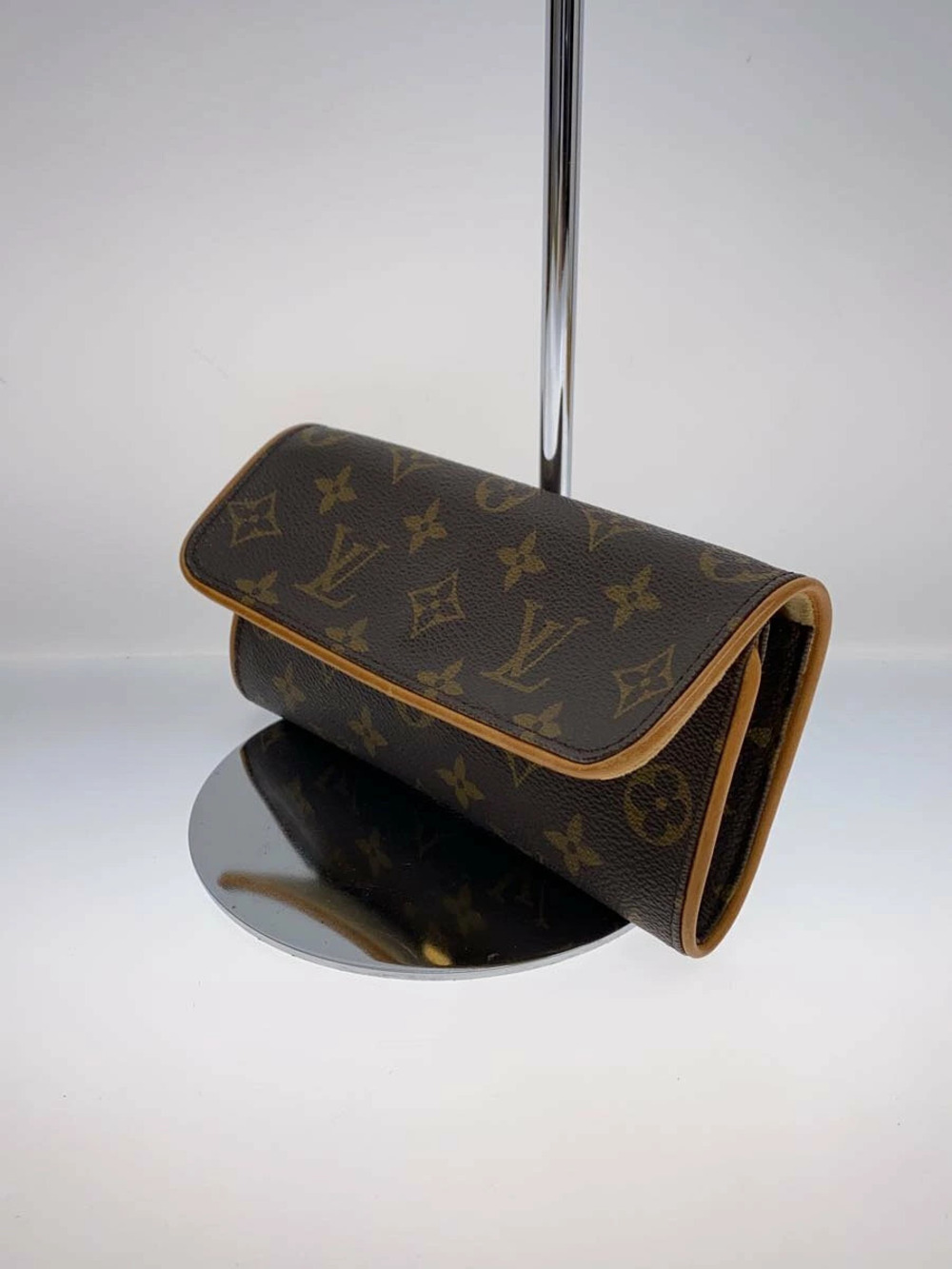 Louis Vuitton Brown Twin Monogram Canvas Pochette Monogram Brown